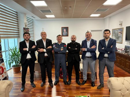 MSÜ Hava Harp Enstitüsü Komutanı Yaşar Kadıoğlu'nu ziyaret ettik